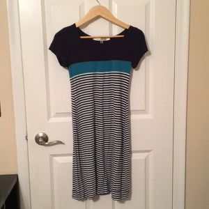 Blue Striped Dress